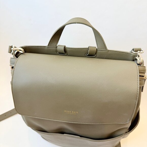 Mina Baie Kinney Backpack Vegan Full Sage - Picture 4 of 14